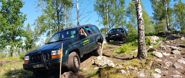 Offroad äventyr bilar